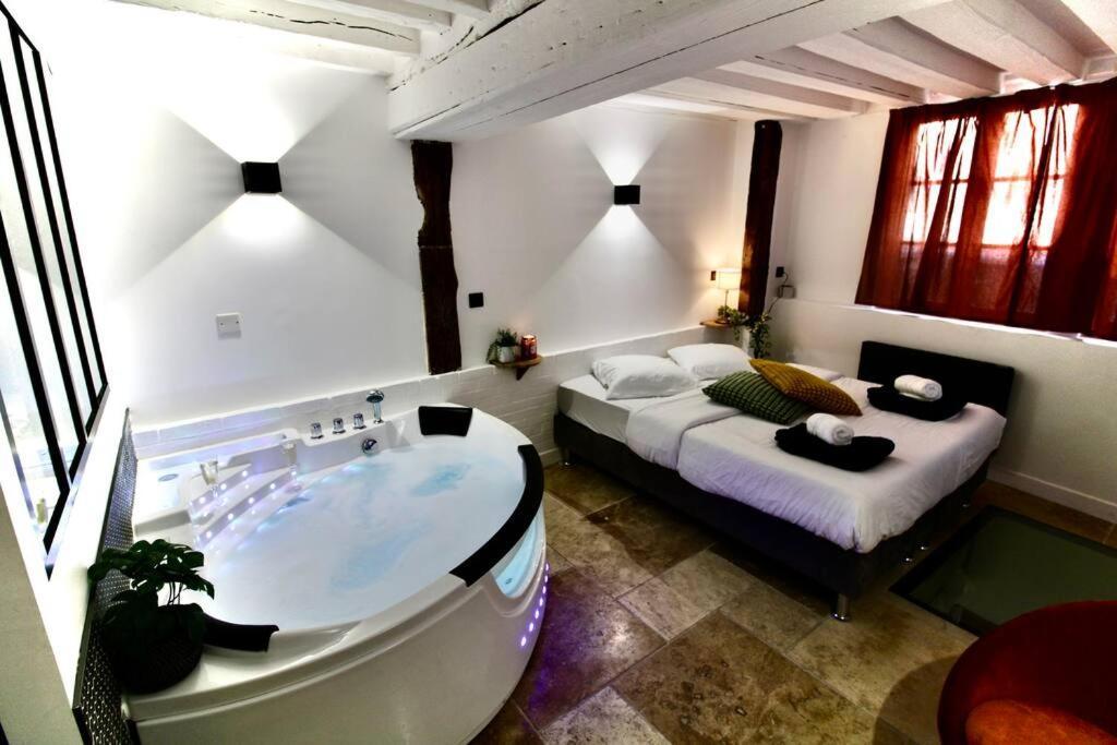 Le Spa Beauvoisine - Jacuzzi Sauna Rouen Centre Free Parking Exteriér fotografie